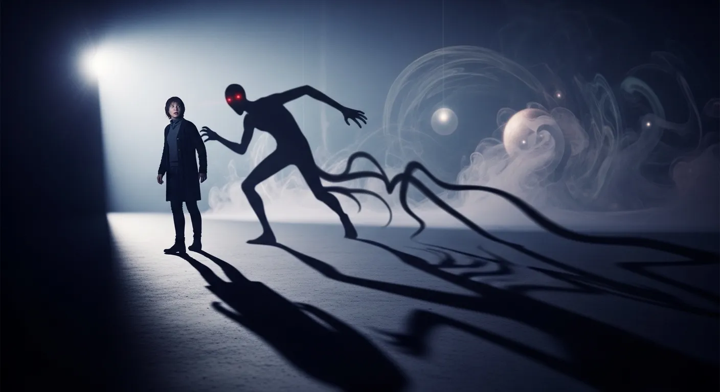 Being Chased by Your Own Shadow in a Dream