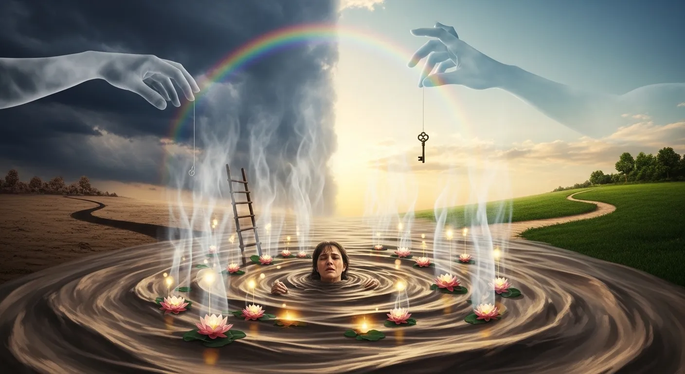 Finding Yourself in Quicksand or Sinking in a Dream