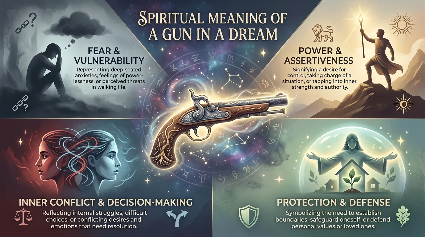 Spiritual Meaning of Gun in a Dream