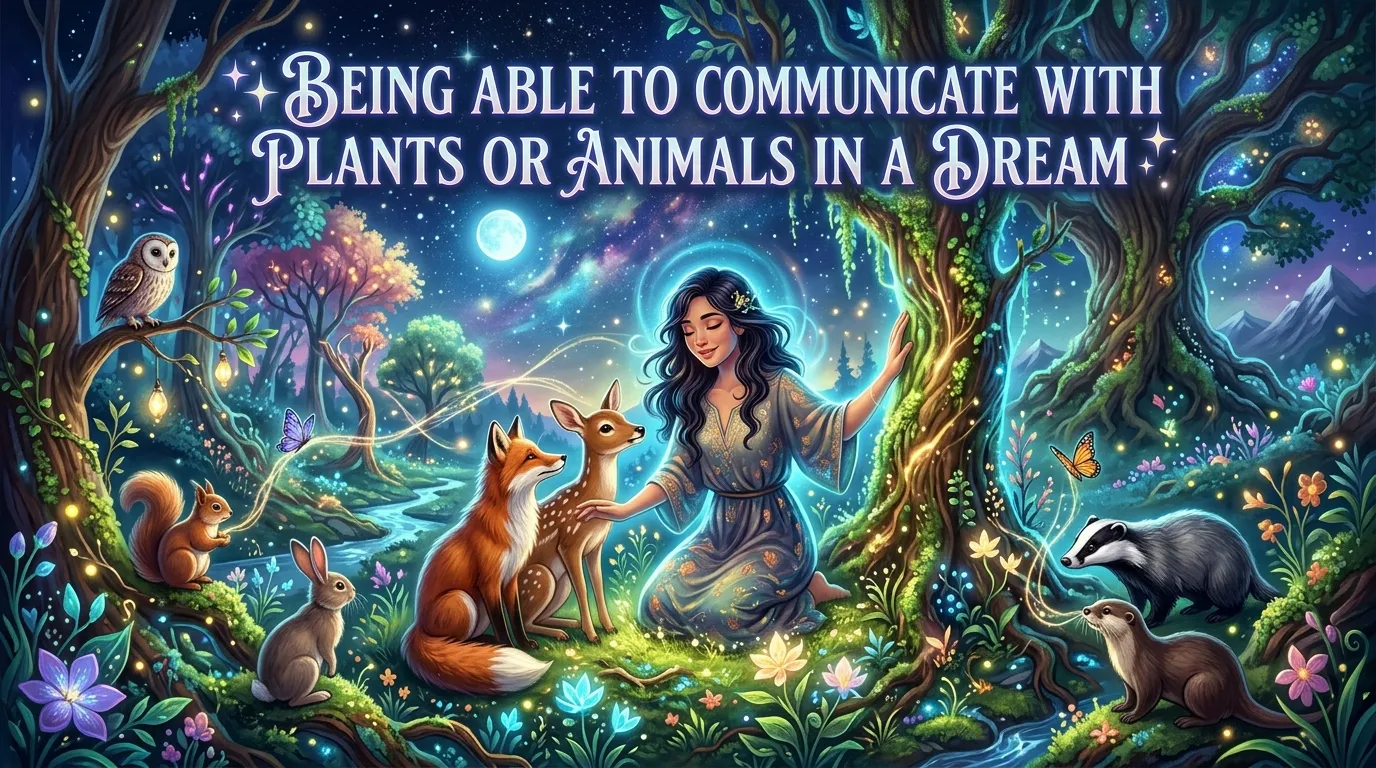 Being Able to Communicate With Plants or Animals in a Dream