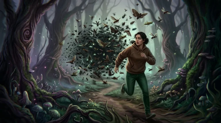 Being Chased by a Swarm of Insects in a Dream