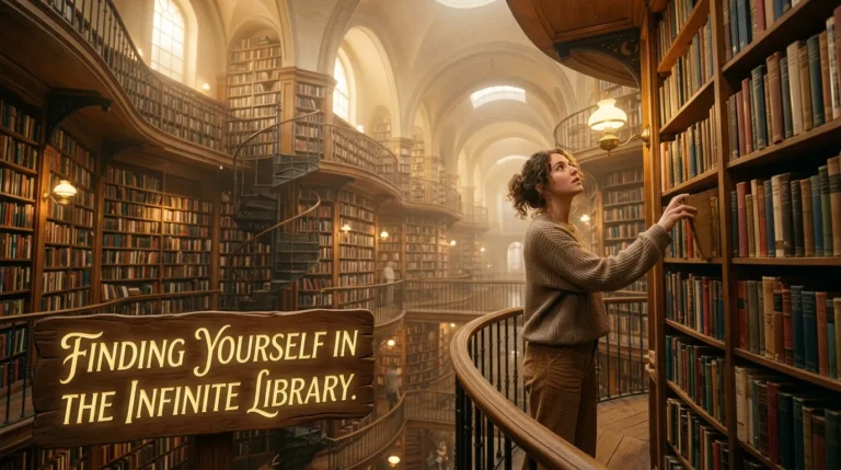 Finding Yourself in a Library with Infinite Books in a Dream