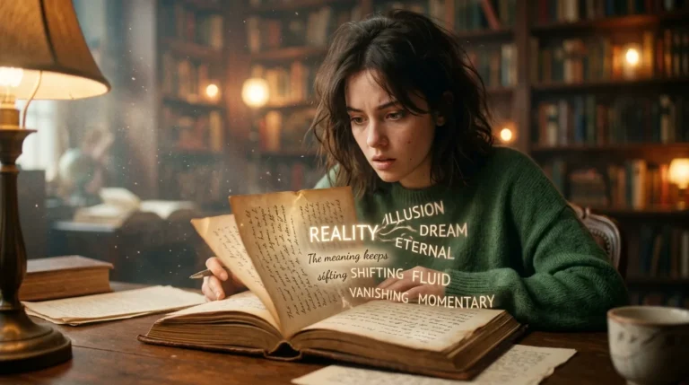 Seeing Written Words That Keep Changing in a Dream