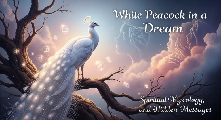 White Peacock in a Dream