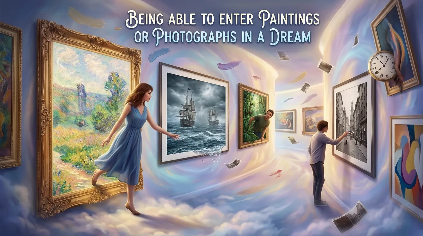 Being Able to Enter Paintings or Photographs in a Dream