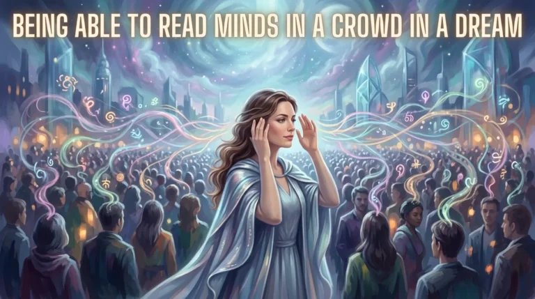 Being Able to Read Minds in a Crowd in a Dream