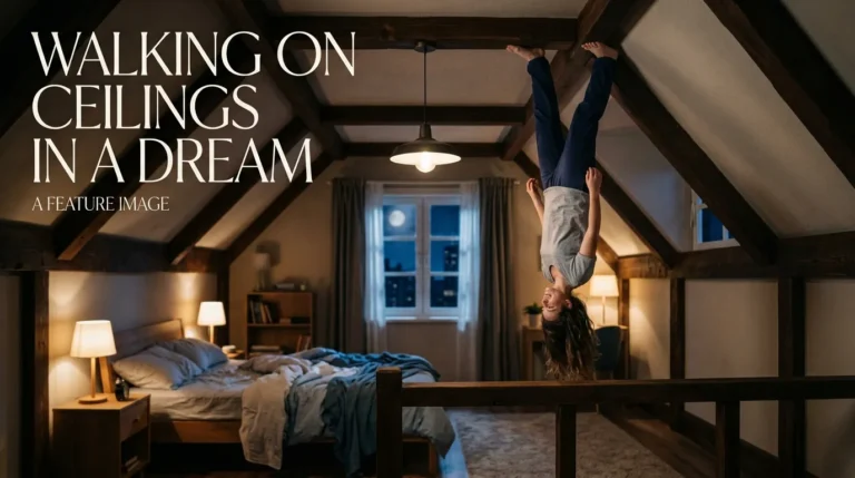 Being Able to Walk on Ceilings in a Dream