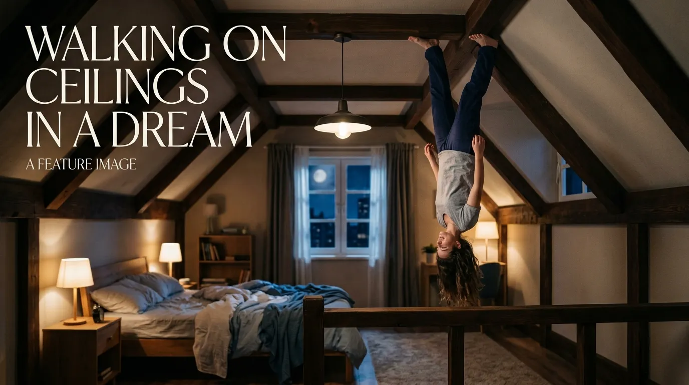 Being Able to Walk on Ceilings in a Dream
