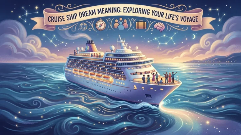 Cruise Ship Dream Meaning