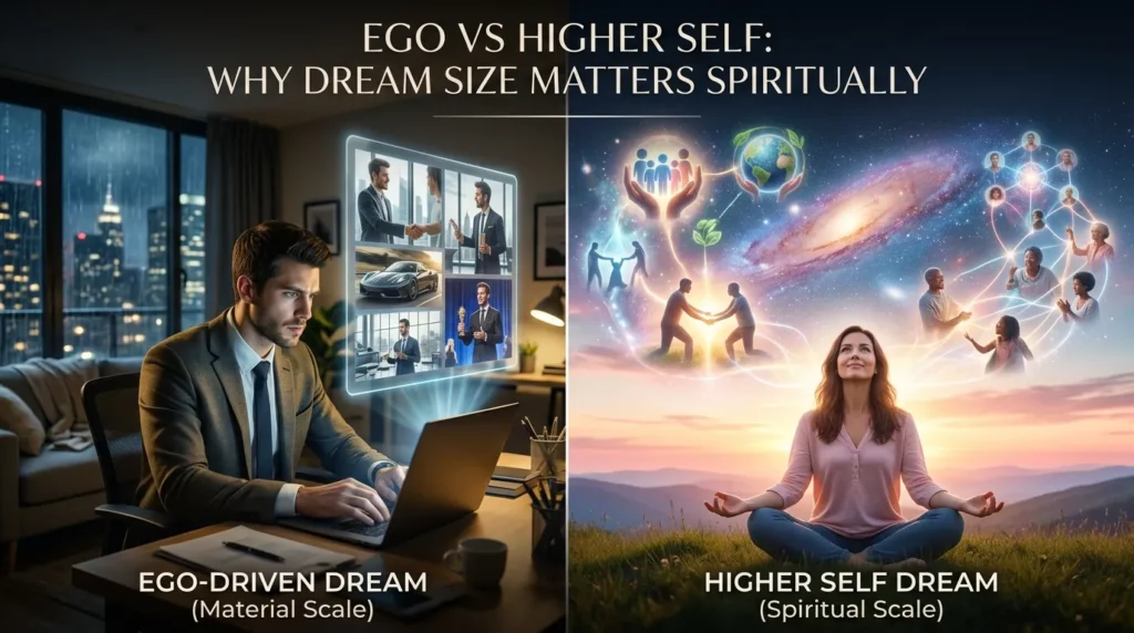 Ego vs Higher Self: Why Dream Size Matters Spiritually