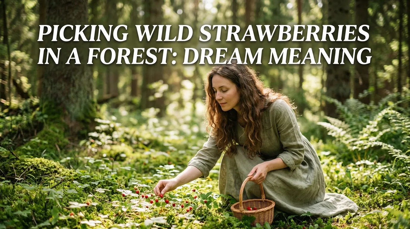 Picking Wild Strawberries in a Forest Dream Meaning