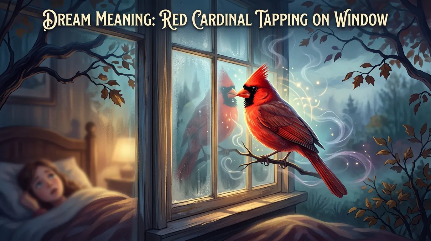Red Cardinal Tapping Window Dream Meaning