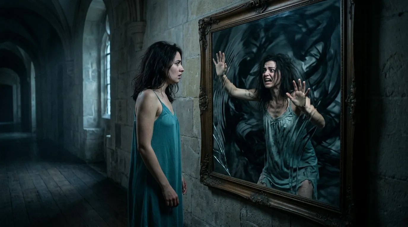 Seeing Your Reflection Doing Something You're Not Doing in a Dream