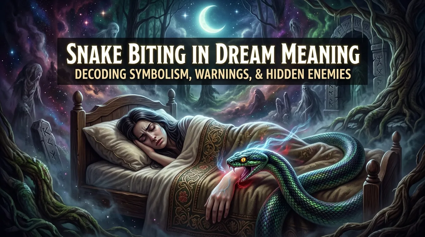 Snake Biting in Dream Meaning