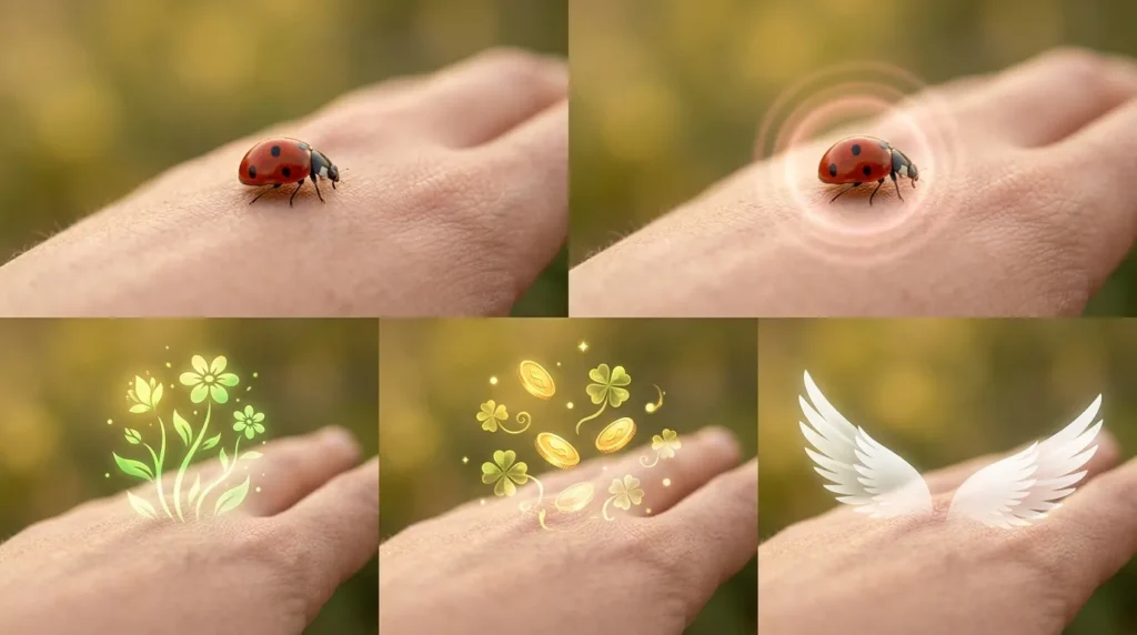 Spiritual Meaning of a Ladybug Landing on You