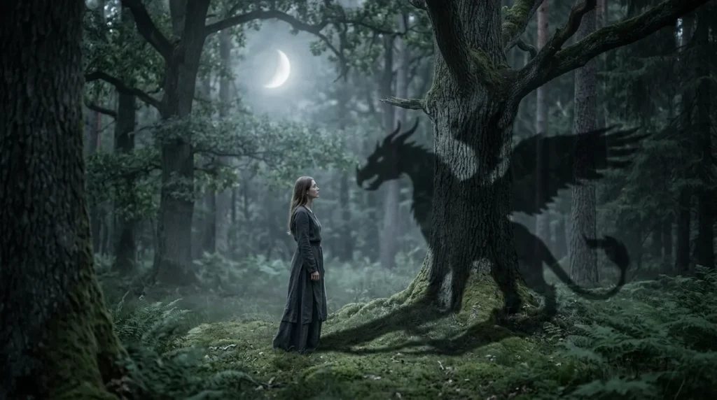 Symbolism of the Shadow in Mythical Creature Dreams