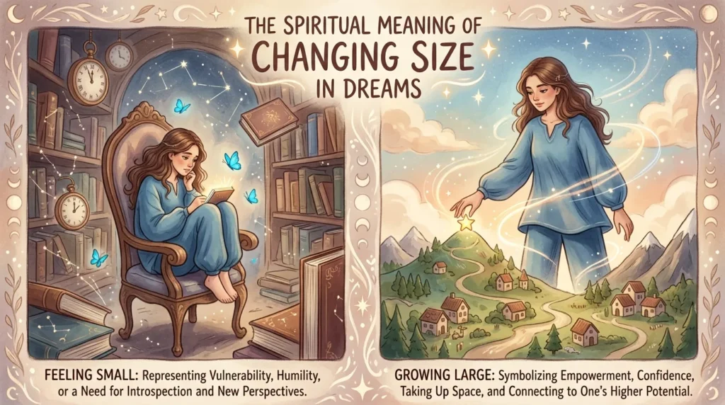 The Spiritual Meaning of Changing Size in Dreams