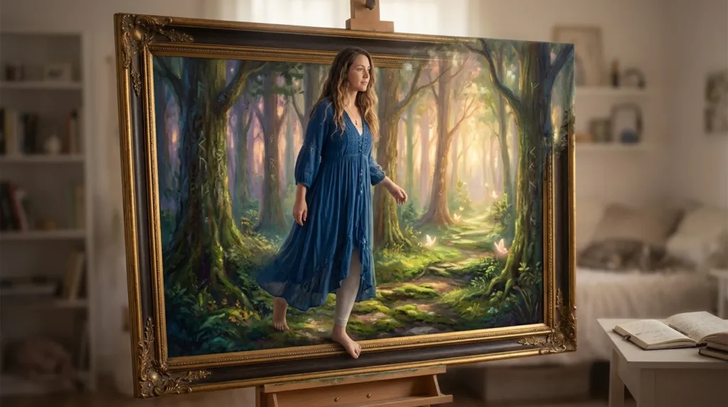 The Spiritual Symbolism of Entering Images in Dreams