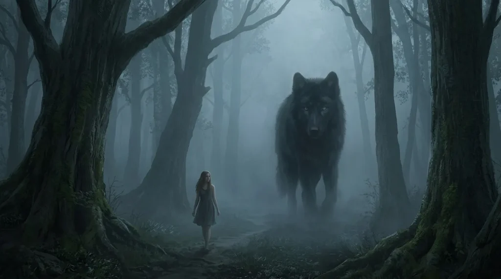 Understanding the Symbolism of a Black Wolf in Dreams