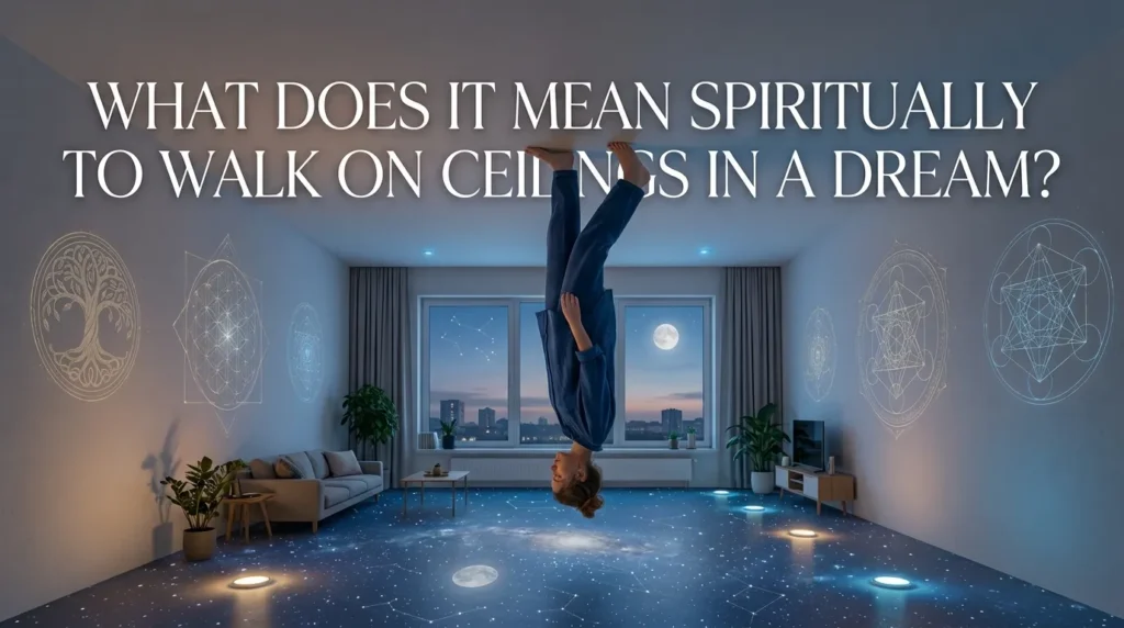 What Does It Mean Spiritually to Walk on Ceilings in a Dream?