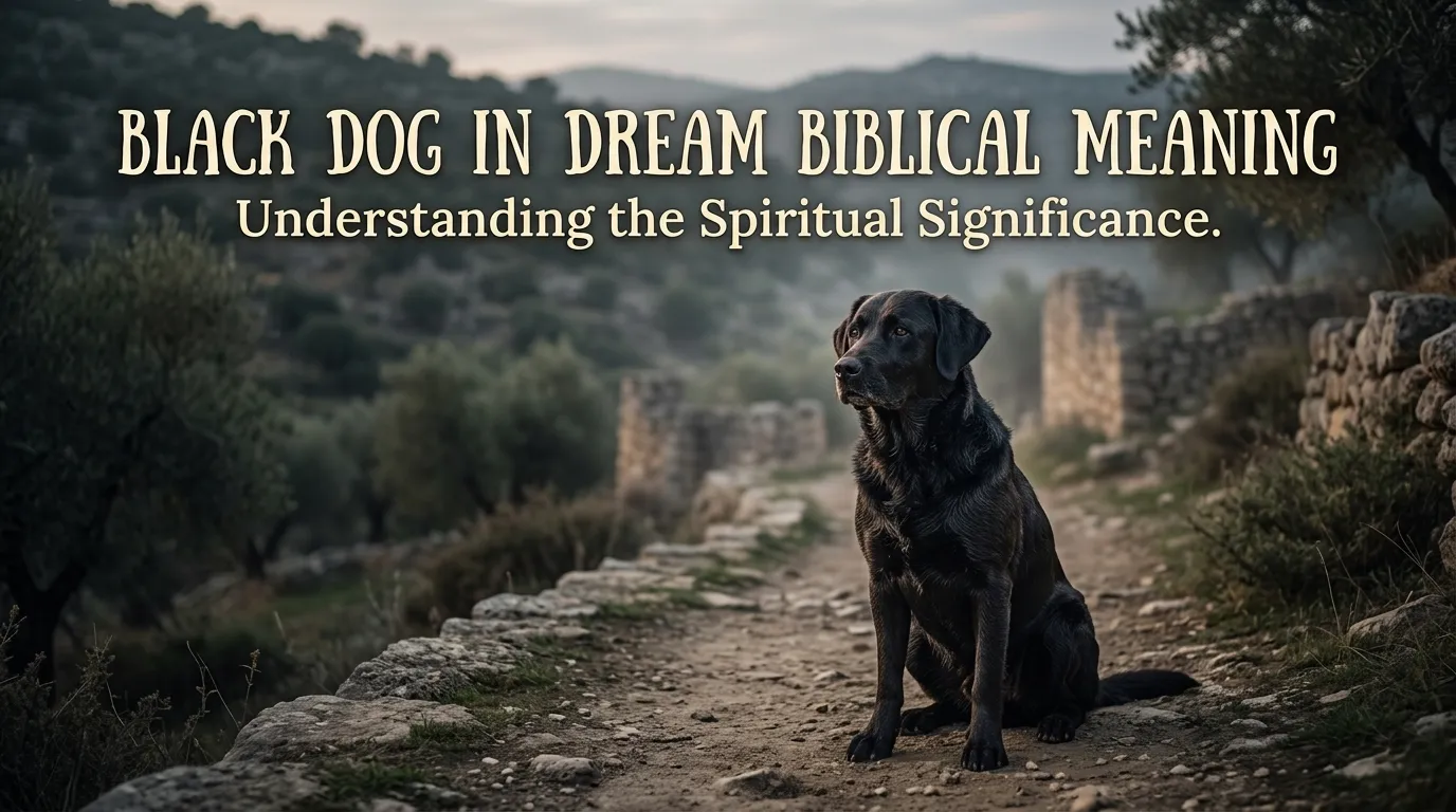 Black Dog in Dream Biblical Meaning