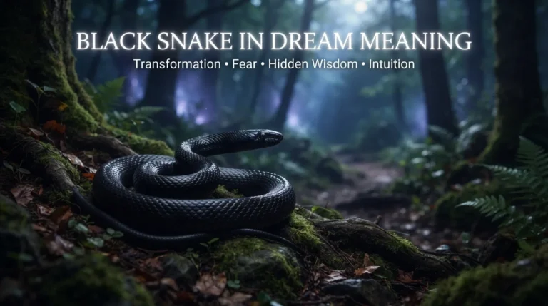 Black Snake in Dream Meaning