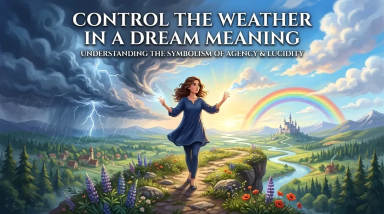 Control the Weather in a Dream Meaning