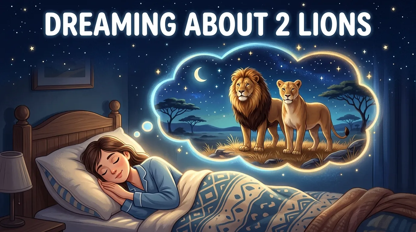 Dreaming About 2 Lions