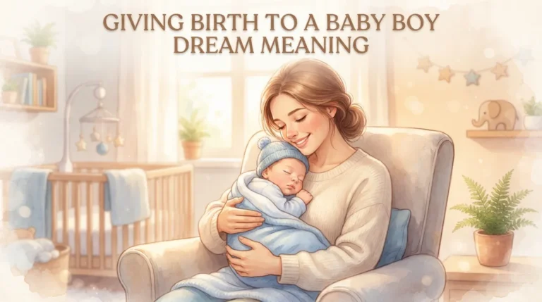 Giving Birth to a Baby Boy Dream Meaning