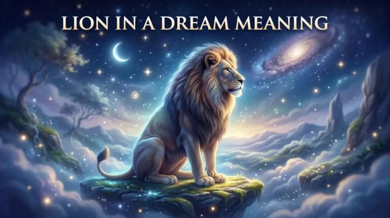 Lion in a Dream Meaning