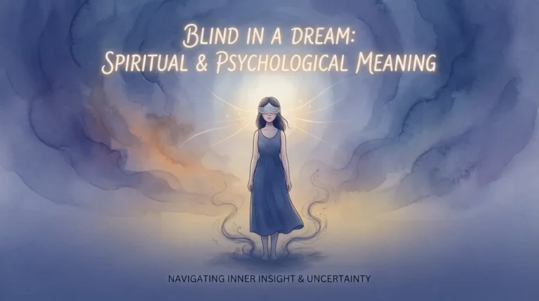 Being Blind in a Dream Spiritual Psychological Meaning
