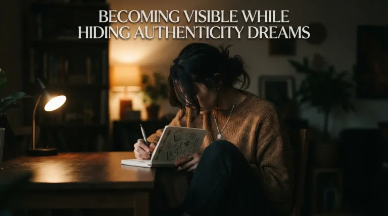 Becoming Visible While Hiding Authenticity Dreams
