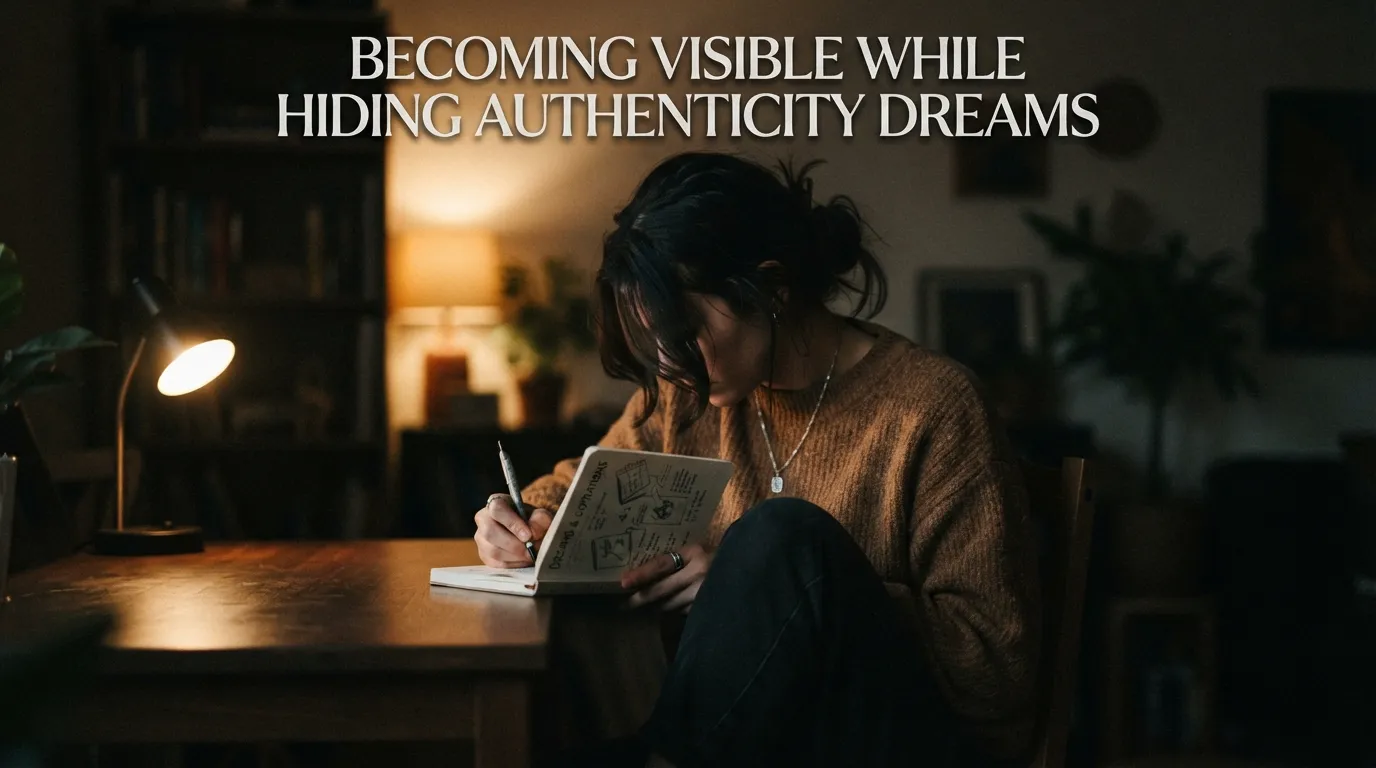 Becoming Visible While Hiding Authenticity Dreams