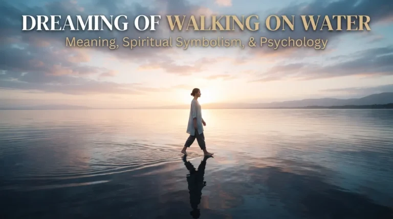 Dreaming of Being Able to Walk on Water