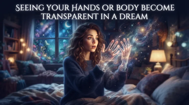 Seeing Your Hands or Body Become Transparent in a Dream
