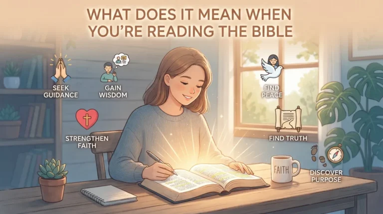 What Does It Mean When You’re Reading the Bible